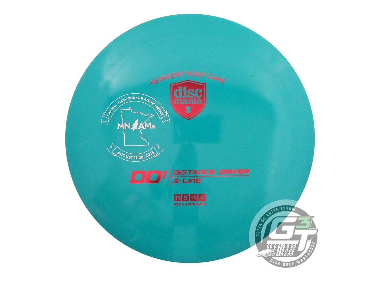 USED DiscMania [MN AMs] S-Line DD1 175g Green Red Foil Distance Driver Golf Disc