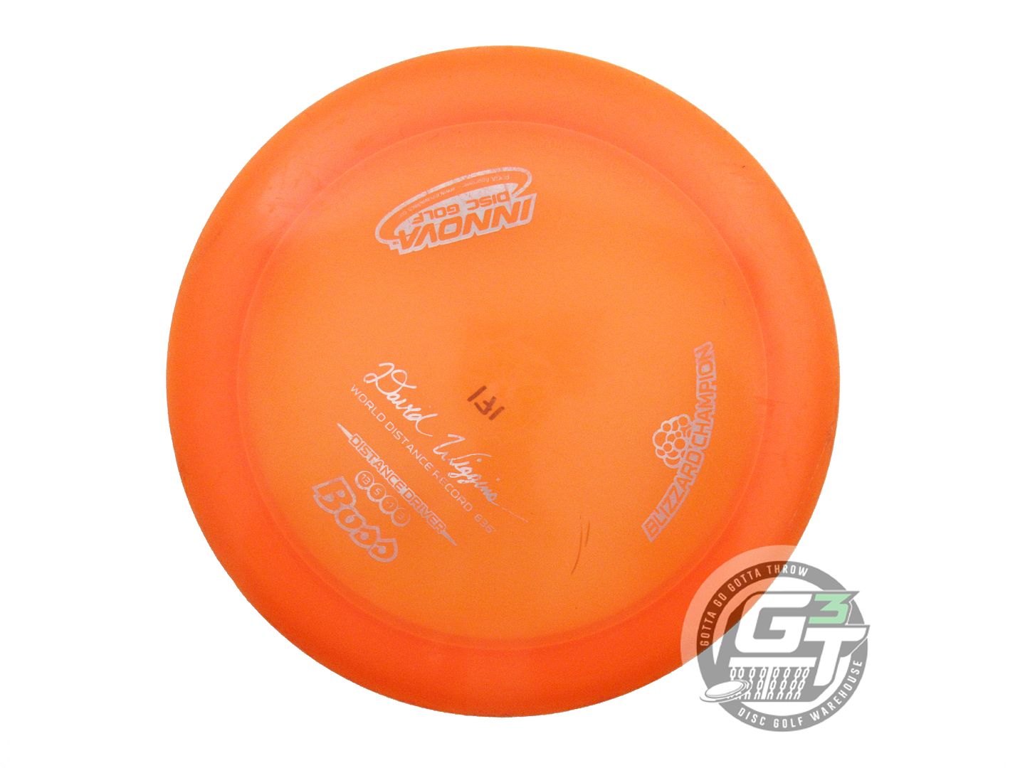 USED Innova Blizzard Boss 171g Orange Silver Foil Distance Driver Golf Disc