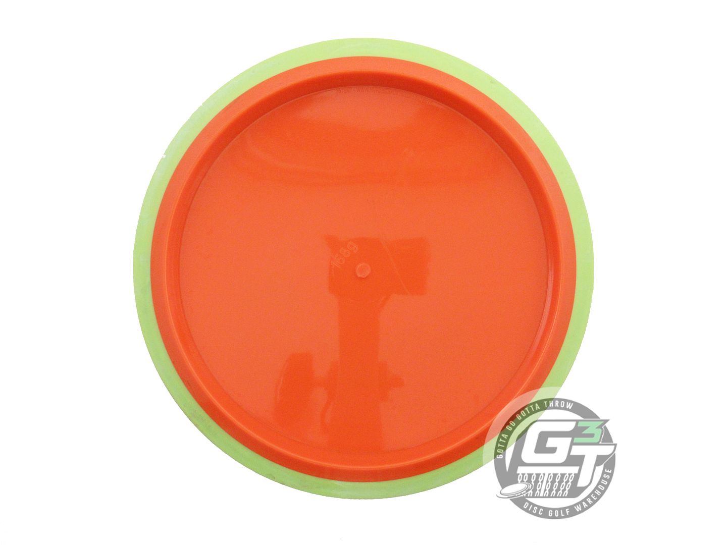 USED Axiom Discs Neutron Fireball 168g Orange Lime Rim Distance Driver Golf Disc
