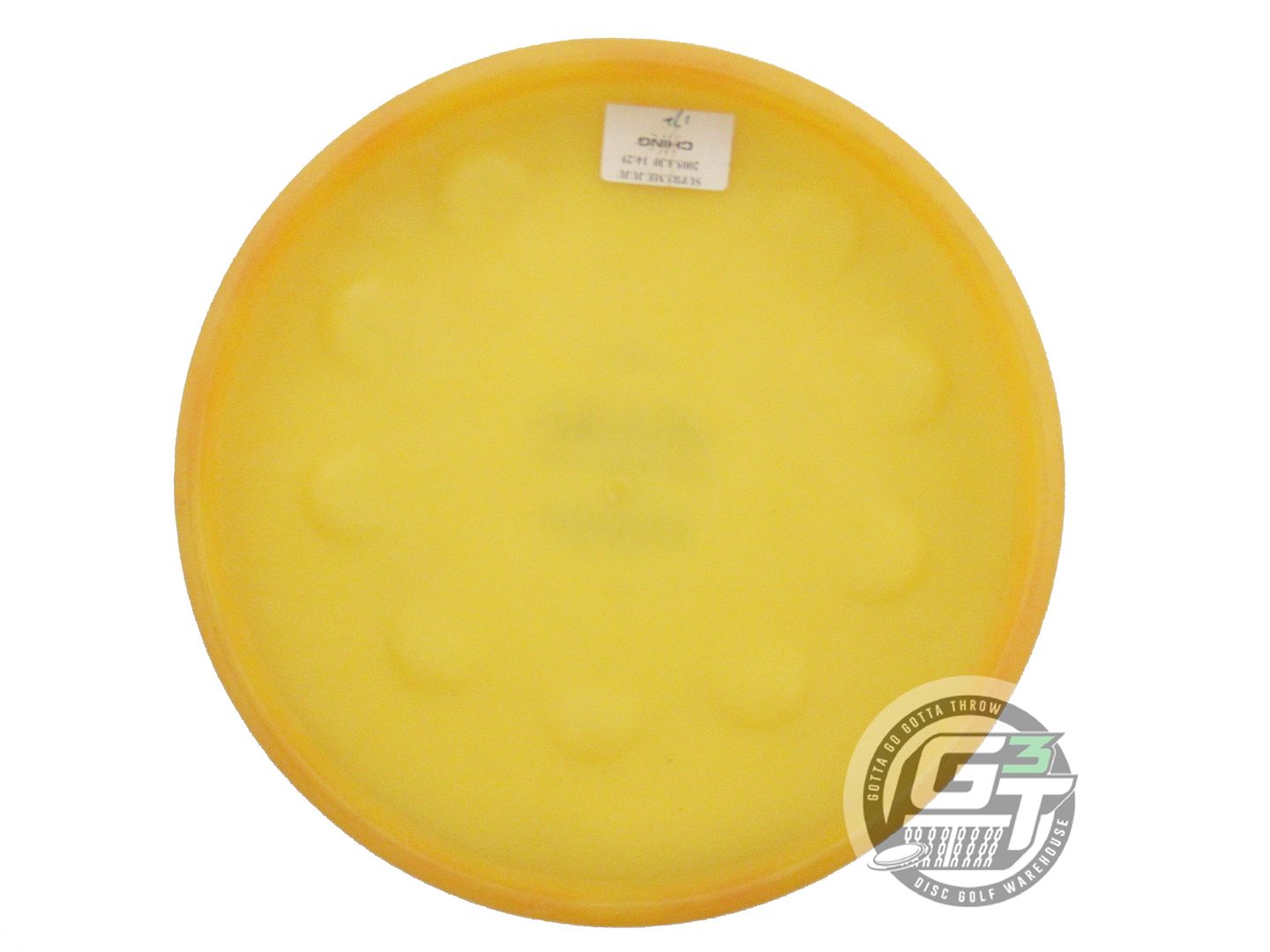 USED Ching Supreme Juju 172g Marigold Silver Shatter Foil OOP Putter Golf Disc
