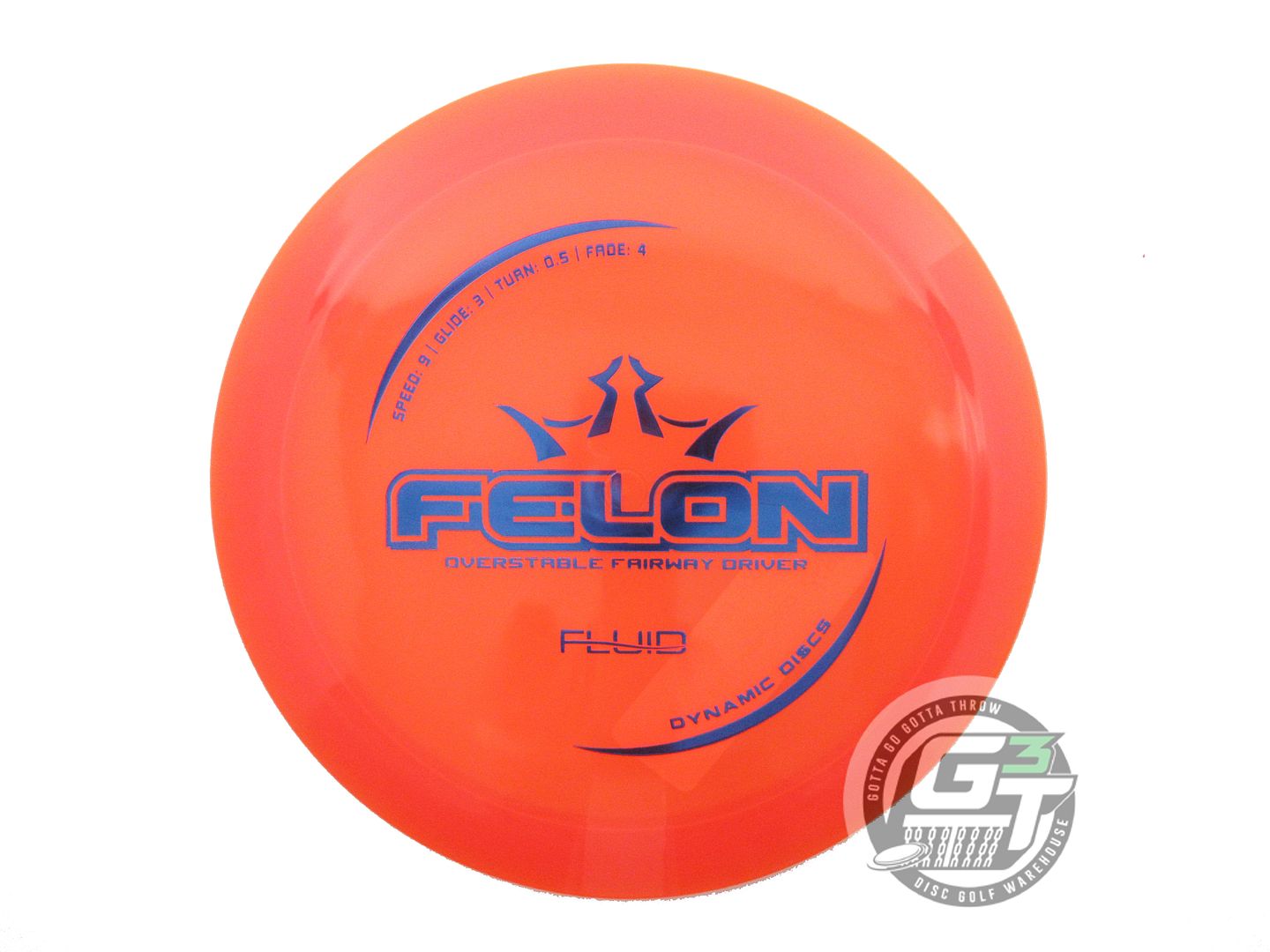 Dynamic Discs Fluid Felon Fairway Driver Golf Disc (Individually Listed)