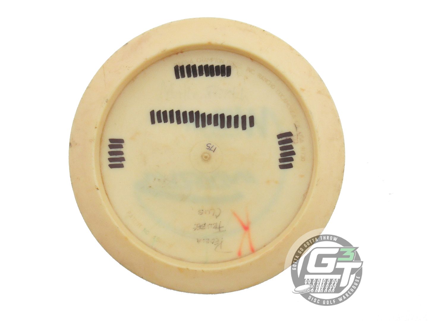 USED Innova Pro Wraith 175g Ivory Black Stamp PFN Distance Driver Golf Disc