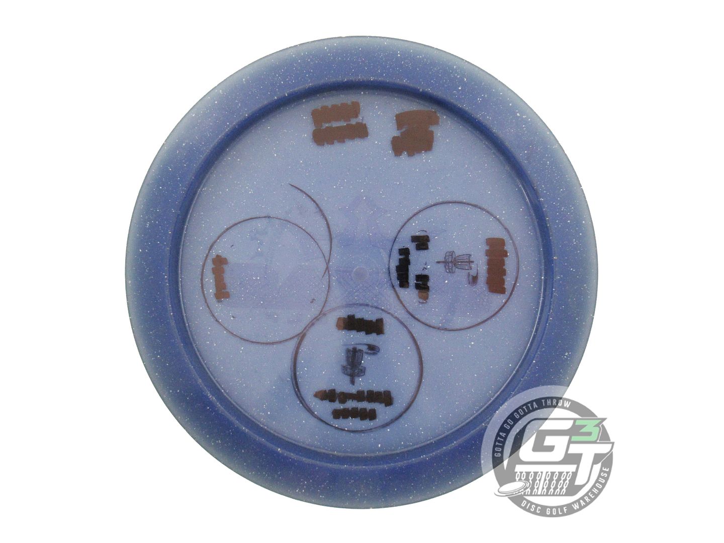 USED Dynamic Discs Lucid Trespass 168g Blue Gold Holo Foil Distance Driver Disc