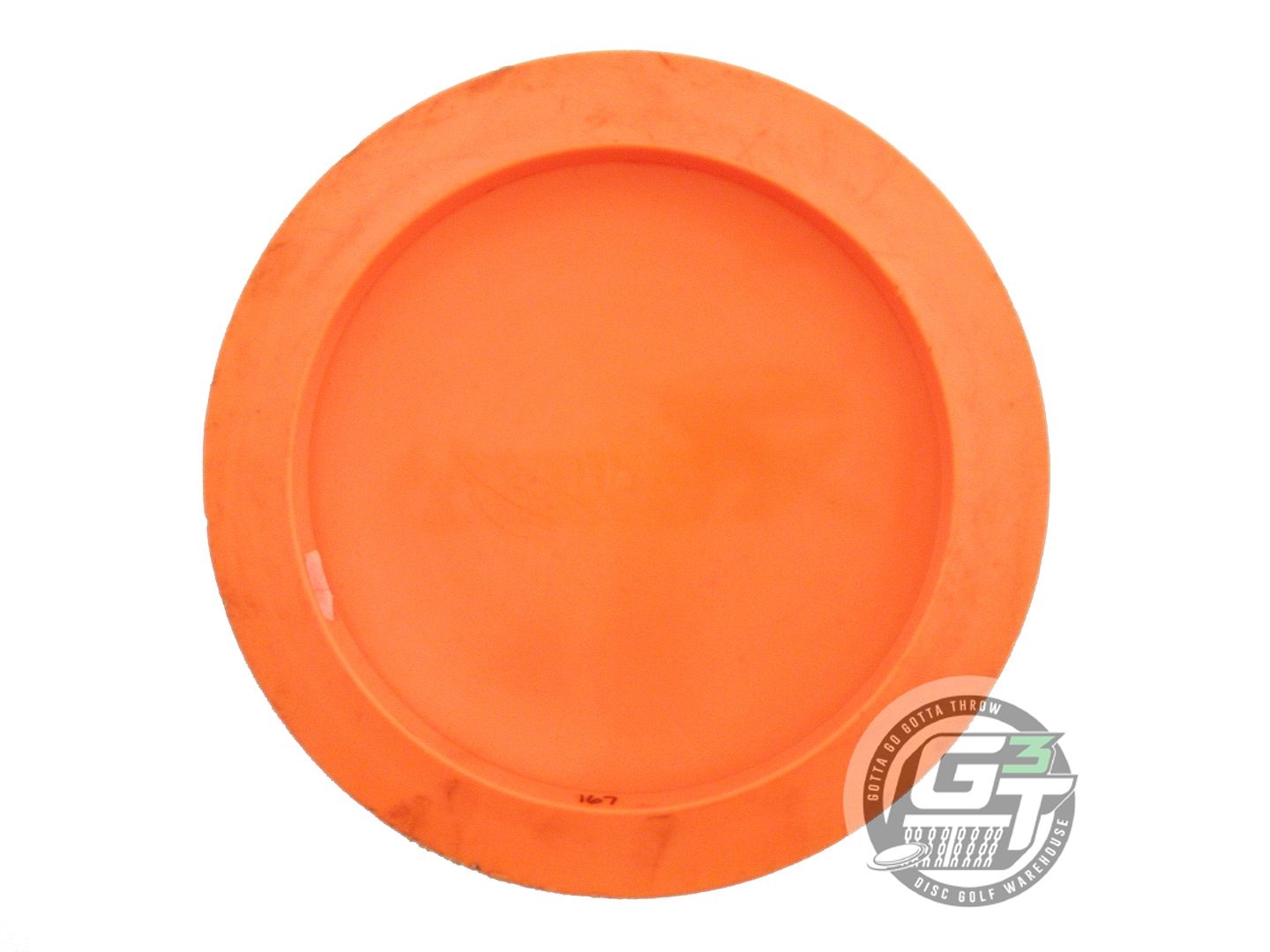 USED Discraft X-OUT X Nuke 167g Orange Green Foil Distance Driver Golf Disc