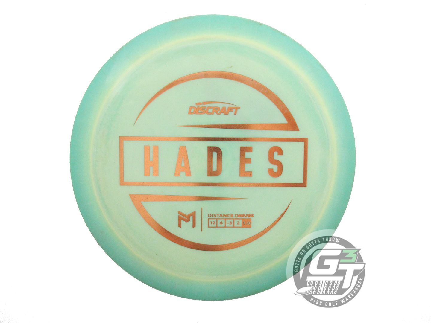 USED Discraft [McBETH] ESP Hades 174g Seafoam-Yellow Copper Foil Driver Disc