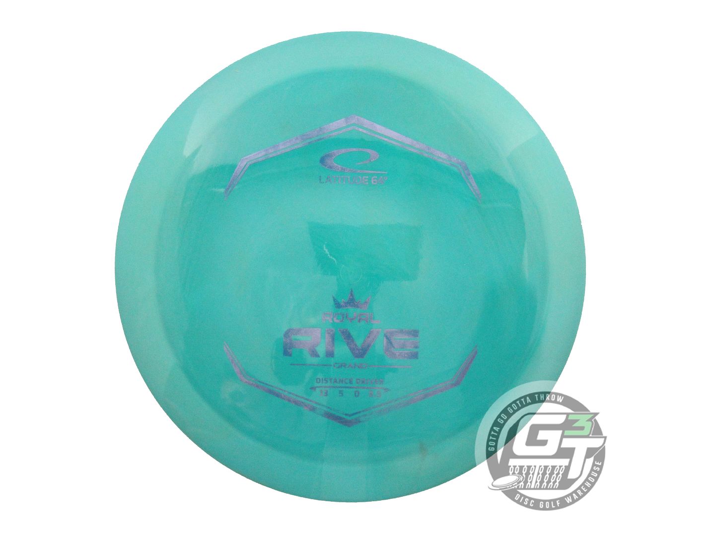 USED Latitude 64 Royal Grand Rive 175g Seafoam Lilac Foil Distance Driver Disc