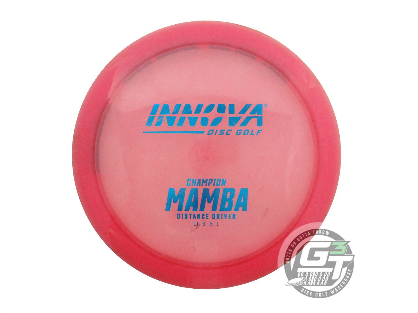 USED Innova Champion Mamba 168g Pink Blue Foil Distance Driver Golf Disc