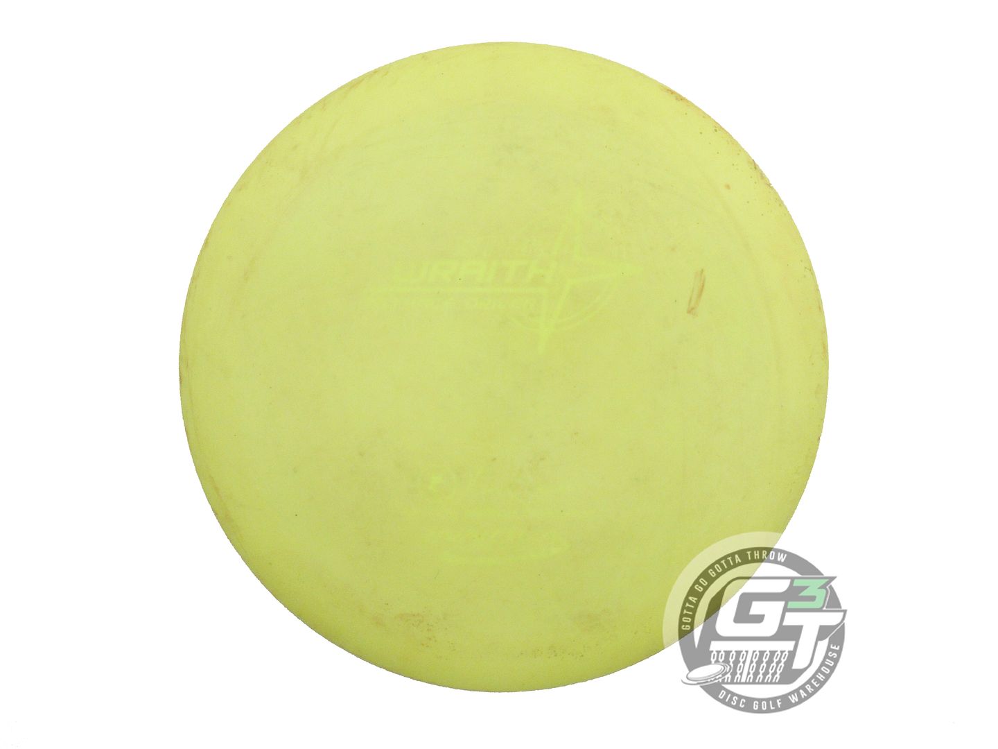 USED Innova Star Wraith 170g Yellow Wiped Stamp PFN Distance Driver Golf Disc