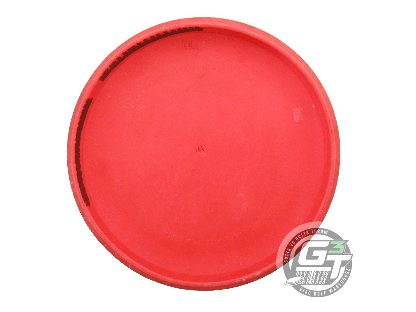 USED Discraft Elite X APX 171g Red Rainbow Foil WARPED Putter Golf Disc