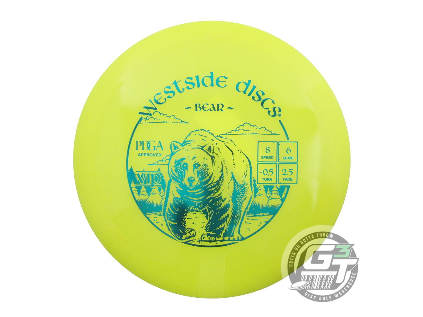 Westside VIP Bear Fairway Driver Golf Disc (Individually Listed)