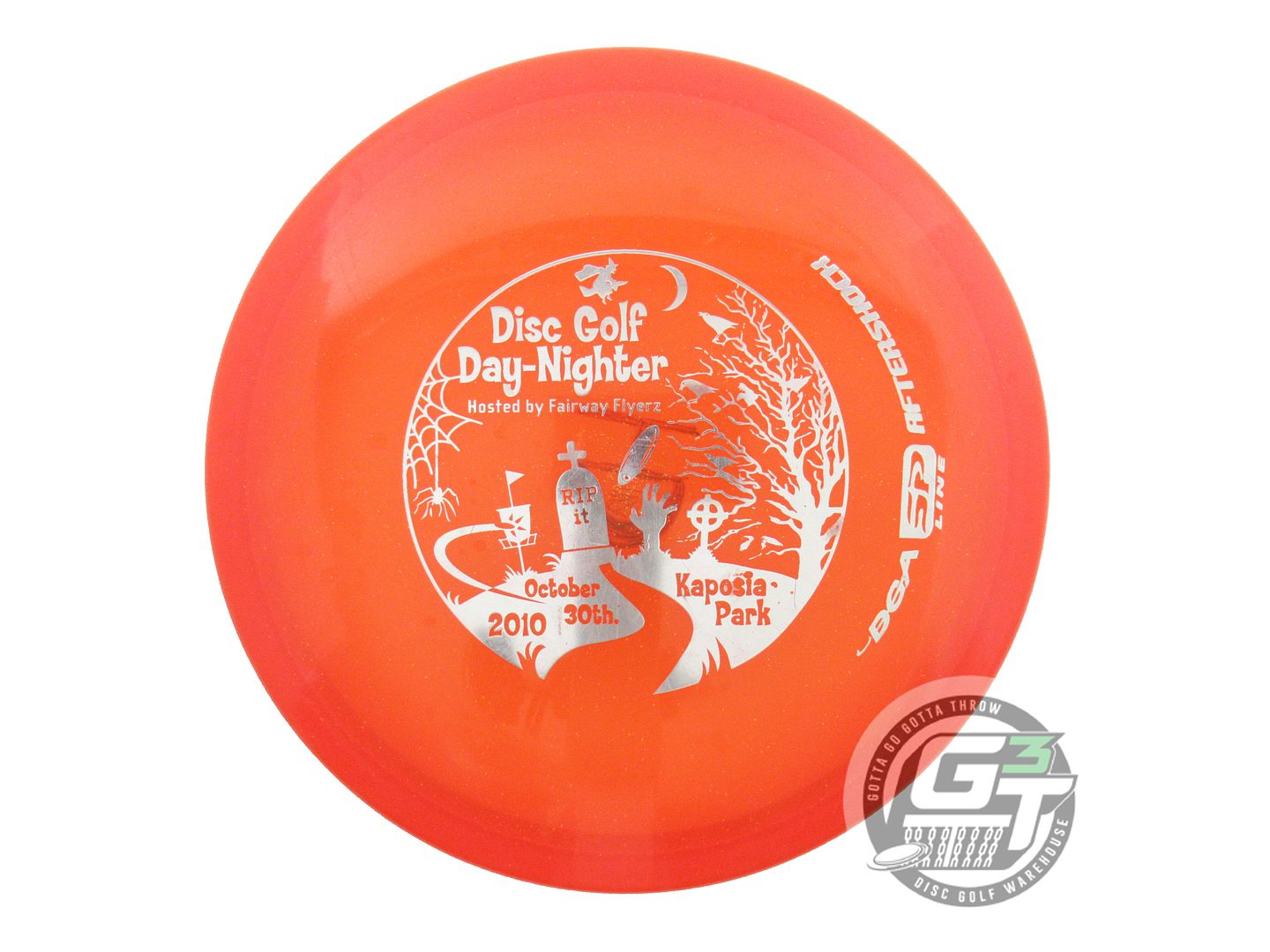 USED DGA SP Line Aftershock 169g Orange Silver Foil Midrange Golf Disc