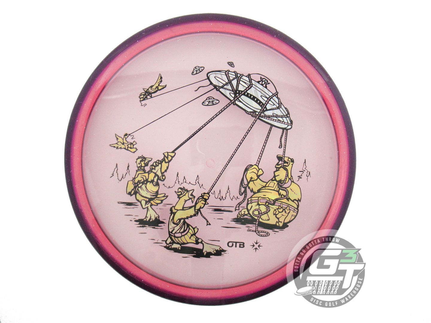 USED Axiom Discs [OTB] Prism Proton Soft Hex 168g Pink DFX Midrange Golf Disc
