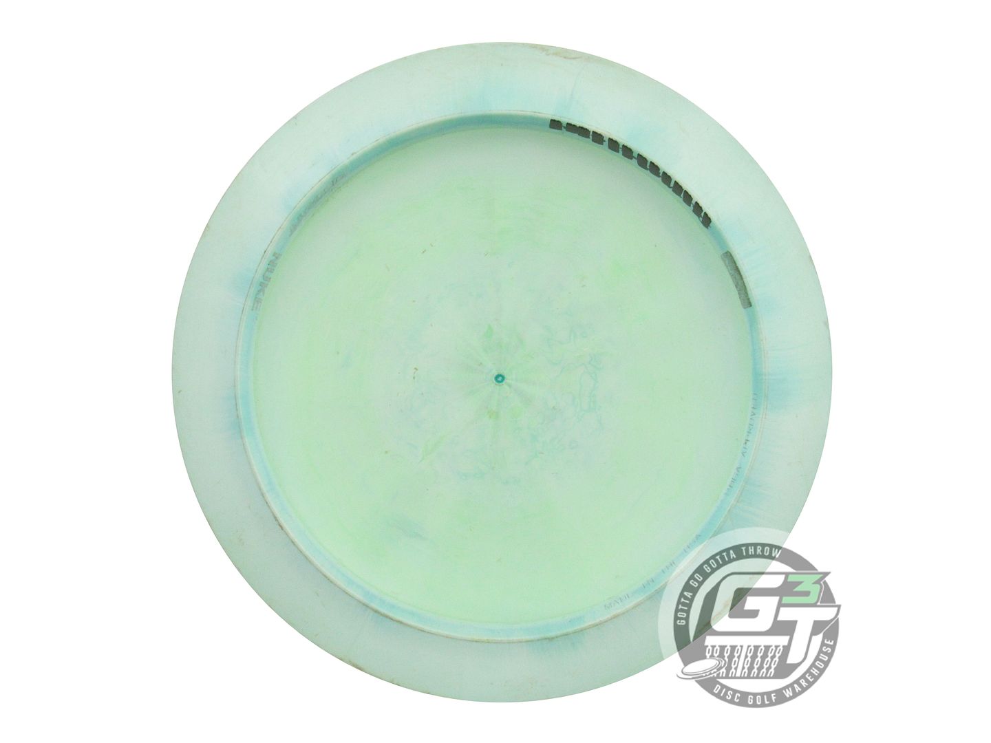 USED Discraft [PIERCE] ESP Nuke 175g Sky Blue-Lime Blue Stamp Driver Golf Disc