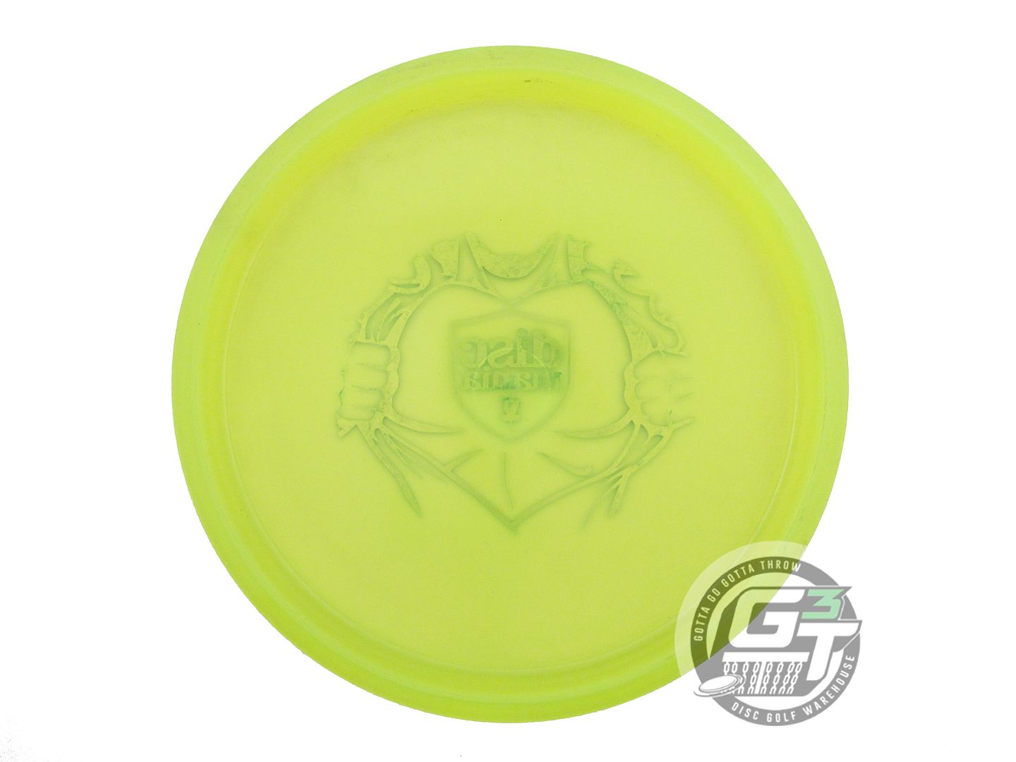 USED DiscMania SUPERHERO C-Line MD3 180g Yellow Blue Foil Midrange Golf Disc