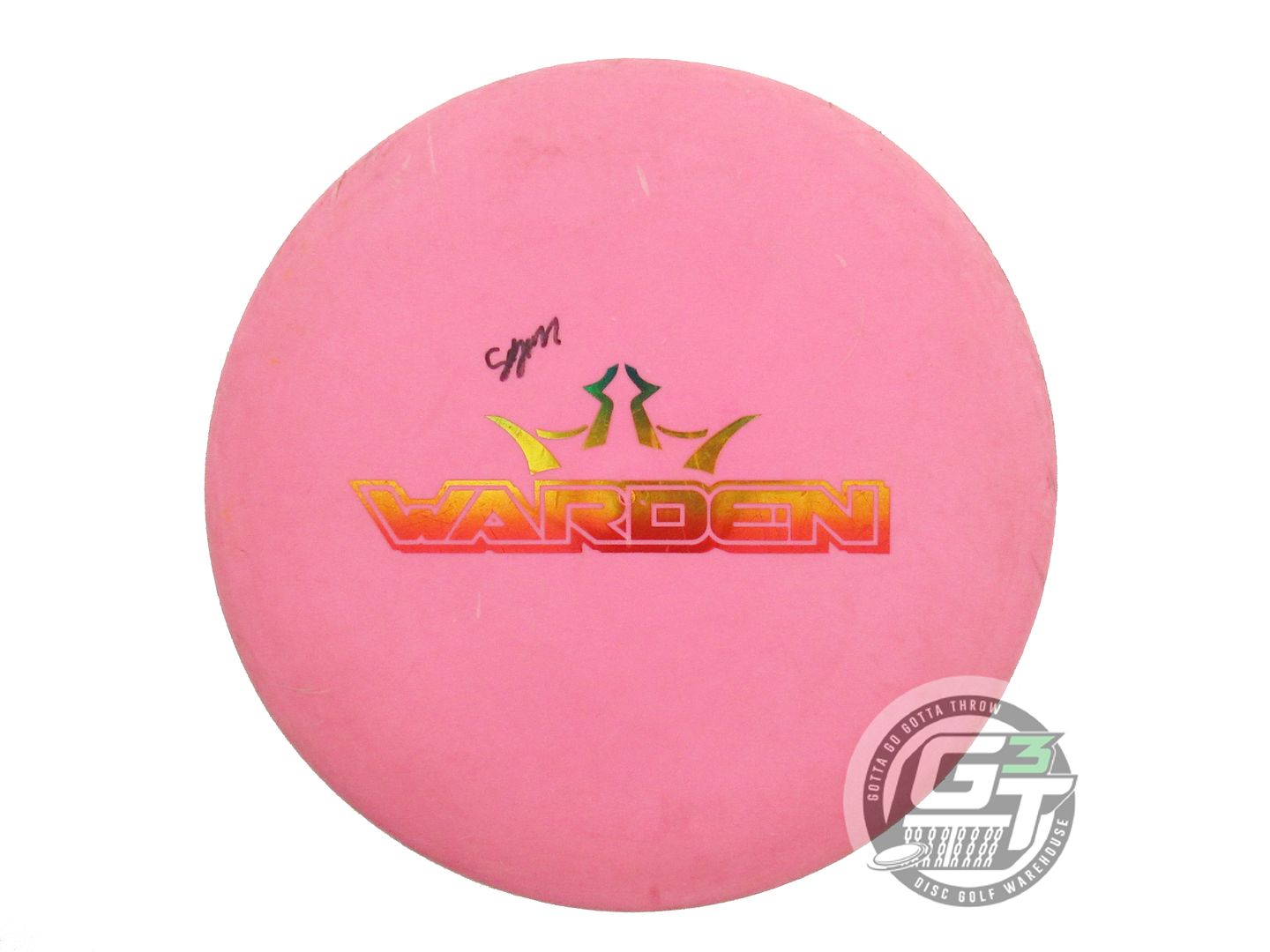 USED Dynamic Discs Classic Blend Warden 173g Pink Rainbow Foil Putter Golf Disc