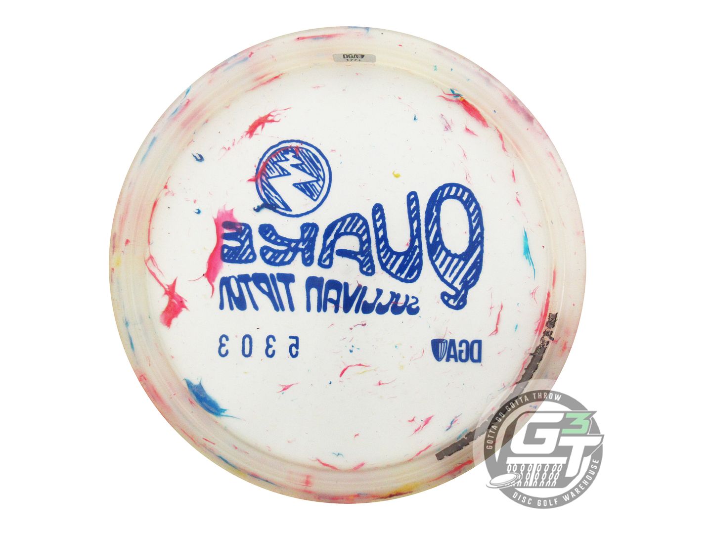 USED DGA [TIPTON] Granite Blend Quake 180g Blue Stamp Midrange Golf Disc