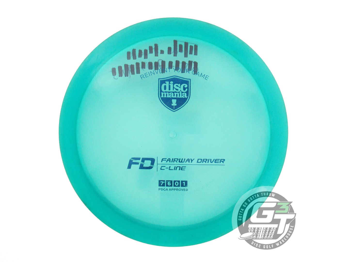 USED DiscMania C-Line FD 175g Teal Blue Foil Fairway Driver Golf Disc