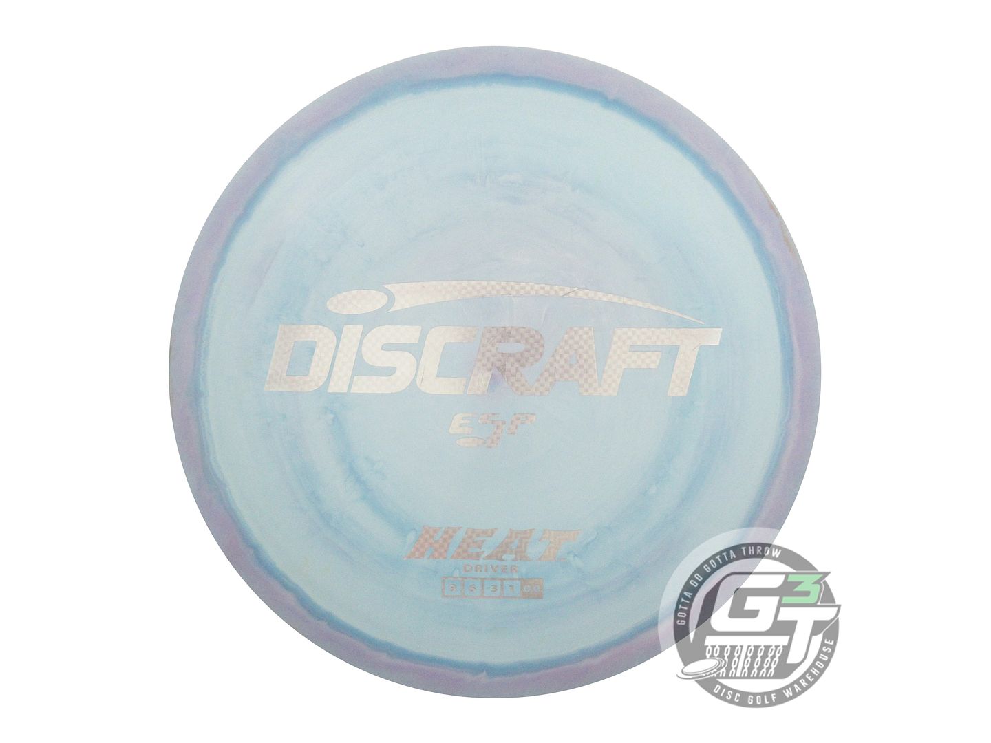 USED Discraft ESP Heat 170g Periwinkle-Sky Blue Distance Driver Golf Disc