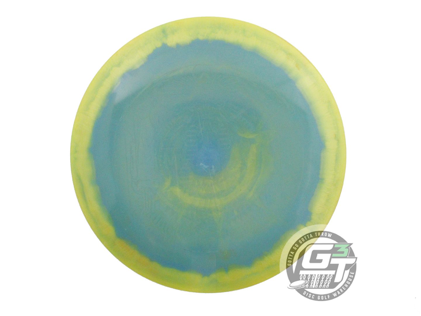 USED Infinite Halo S-Blend Pharaoh 169g Yellow-Blue PUDDLE TOP Driver Golf Disc