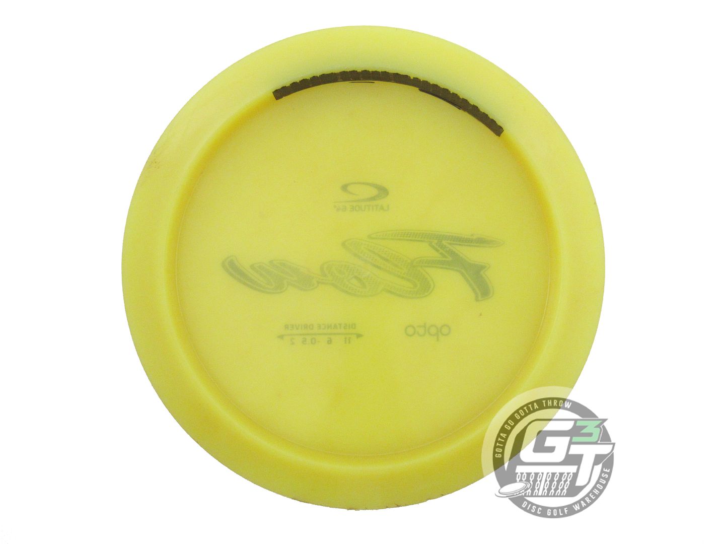 USED Latitude 64 Opto Flow 172g Yellow Lilac Foil Distance Driver Golf Disc