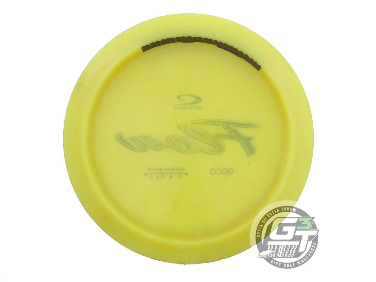 USED Latitude 64 Opto Flow 172g Yellow Lilac Foil Distance Driver Golf Disc