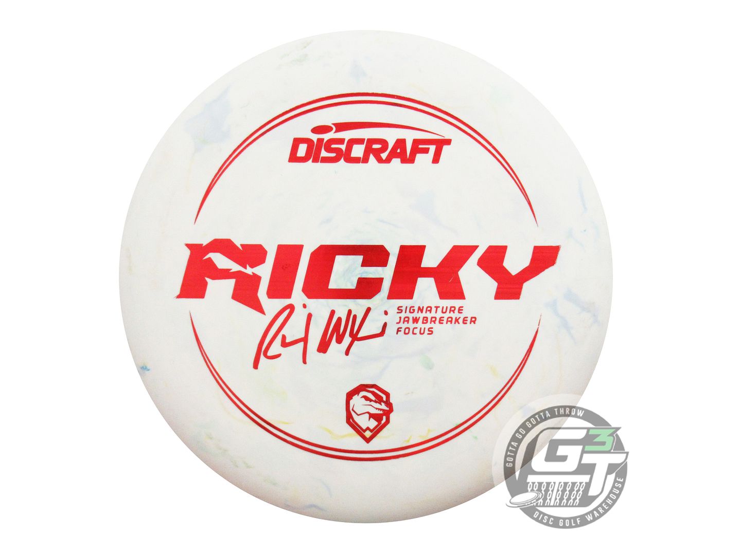 USED Discraft [WYSOCKI] Jawbreaker Focus 172g White Red Foil Putter Golf Disc
