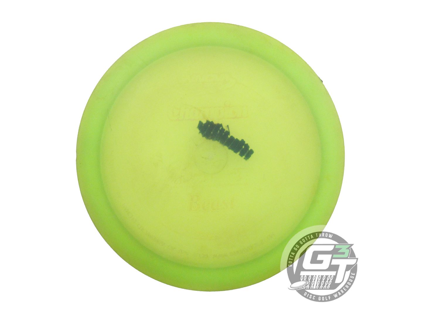 USED Innova Champion Beast 171g Lime Wiped Stamp Distance Driver Golf Disc
