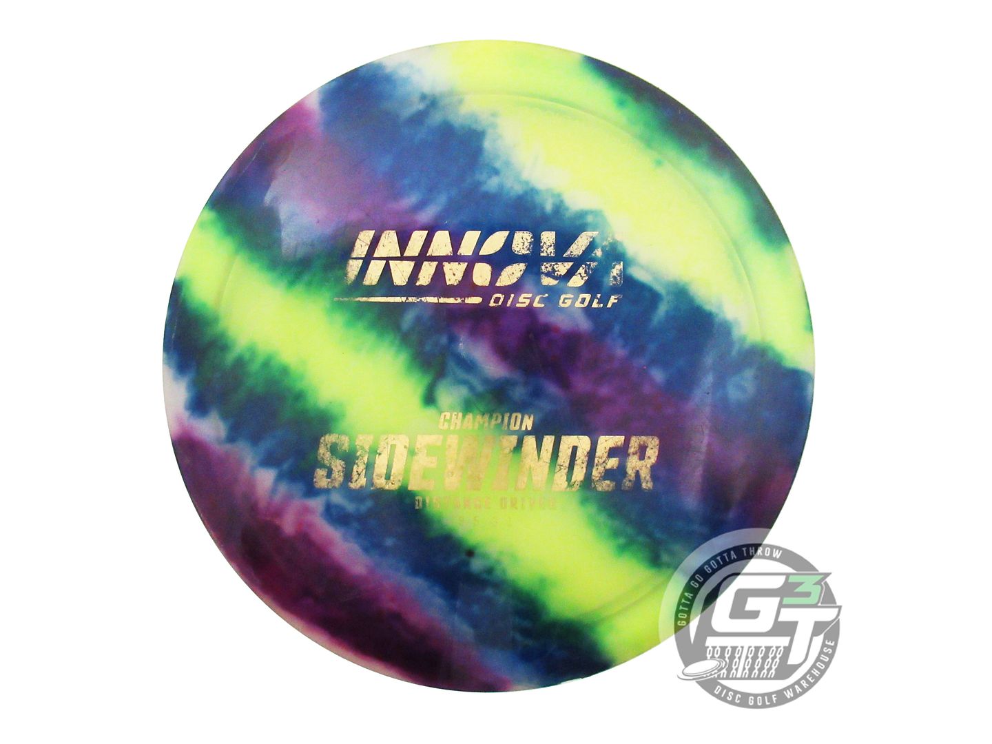 USED Innova I-DYE Champion Sidewinder 173g Stripes Distance Driver Golf Disc