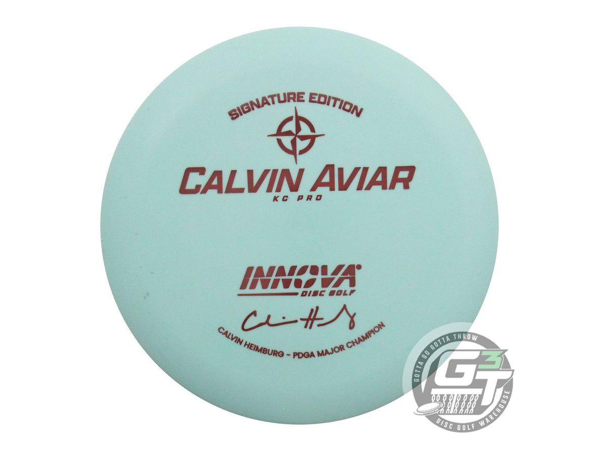 USED Innova [HEIMBURG] Pro KC Aviar 172g Seafoam Maroon Stamp Putter Golf Disc