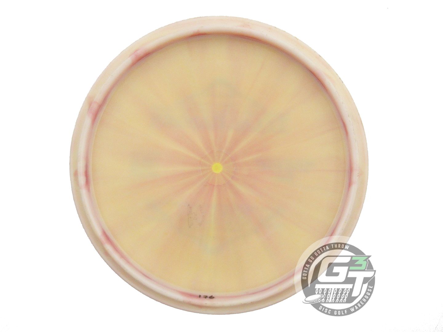 USED Lone Star Bravo Texas Ranger 176g Pink-Yellow Black Stamp Midrange Disc