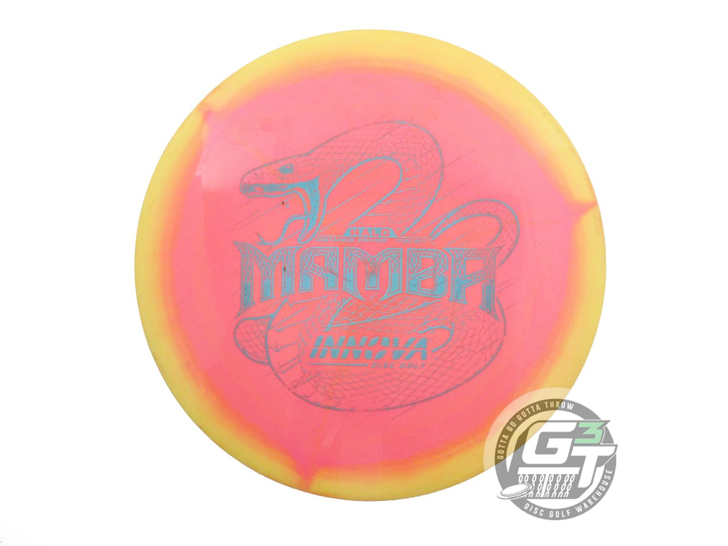 USED Innova Halo Star Mamba 171g Marigold-Pink Distance Driver Golf Disc