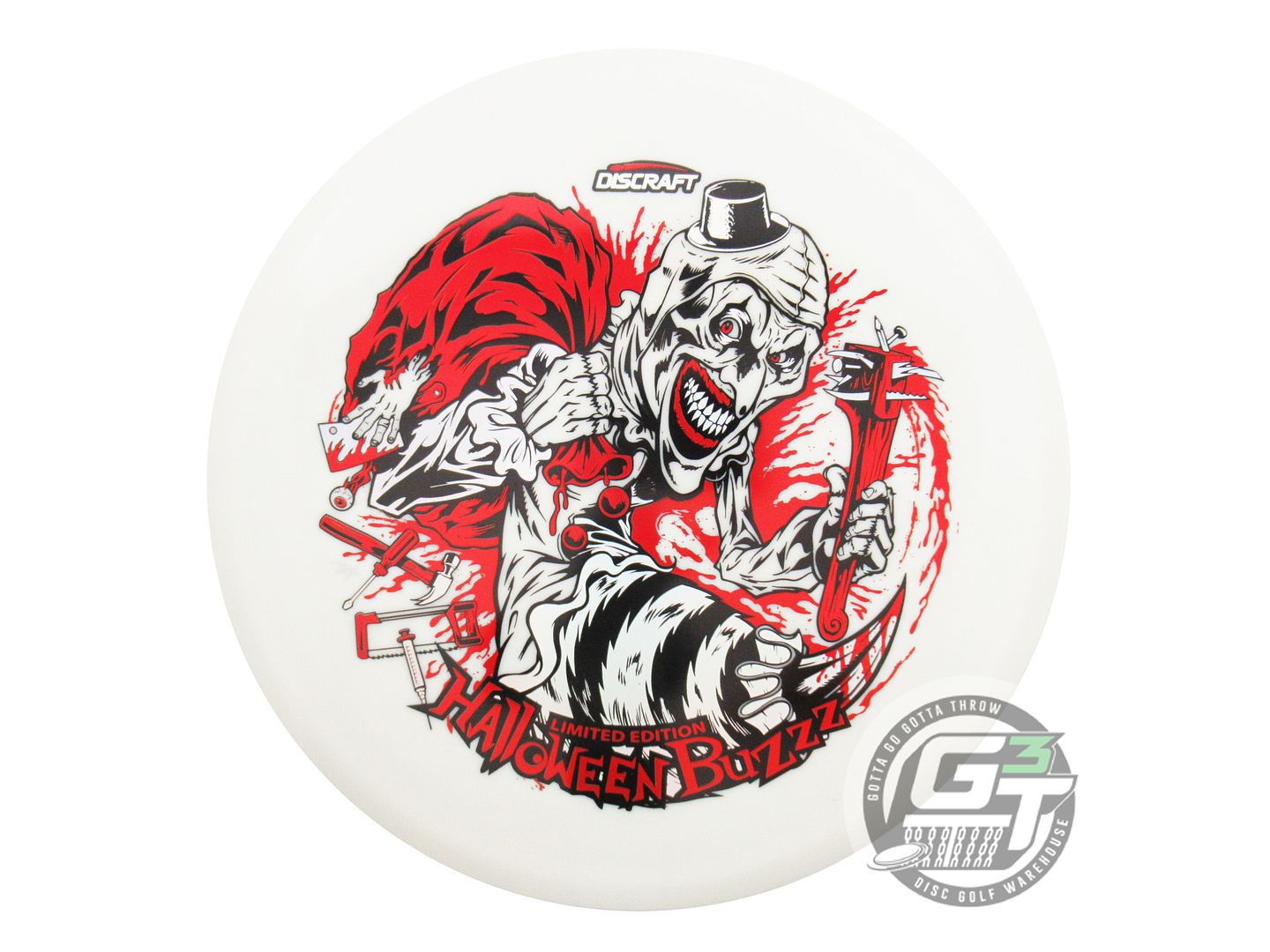 Discraft Limited Edition 2025 Halloween Tri-Foil Glo Elite Z Buzzz Midrange Golf Disc (Individually Listed)