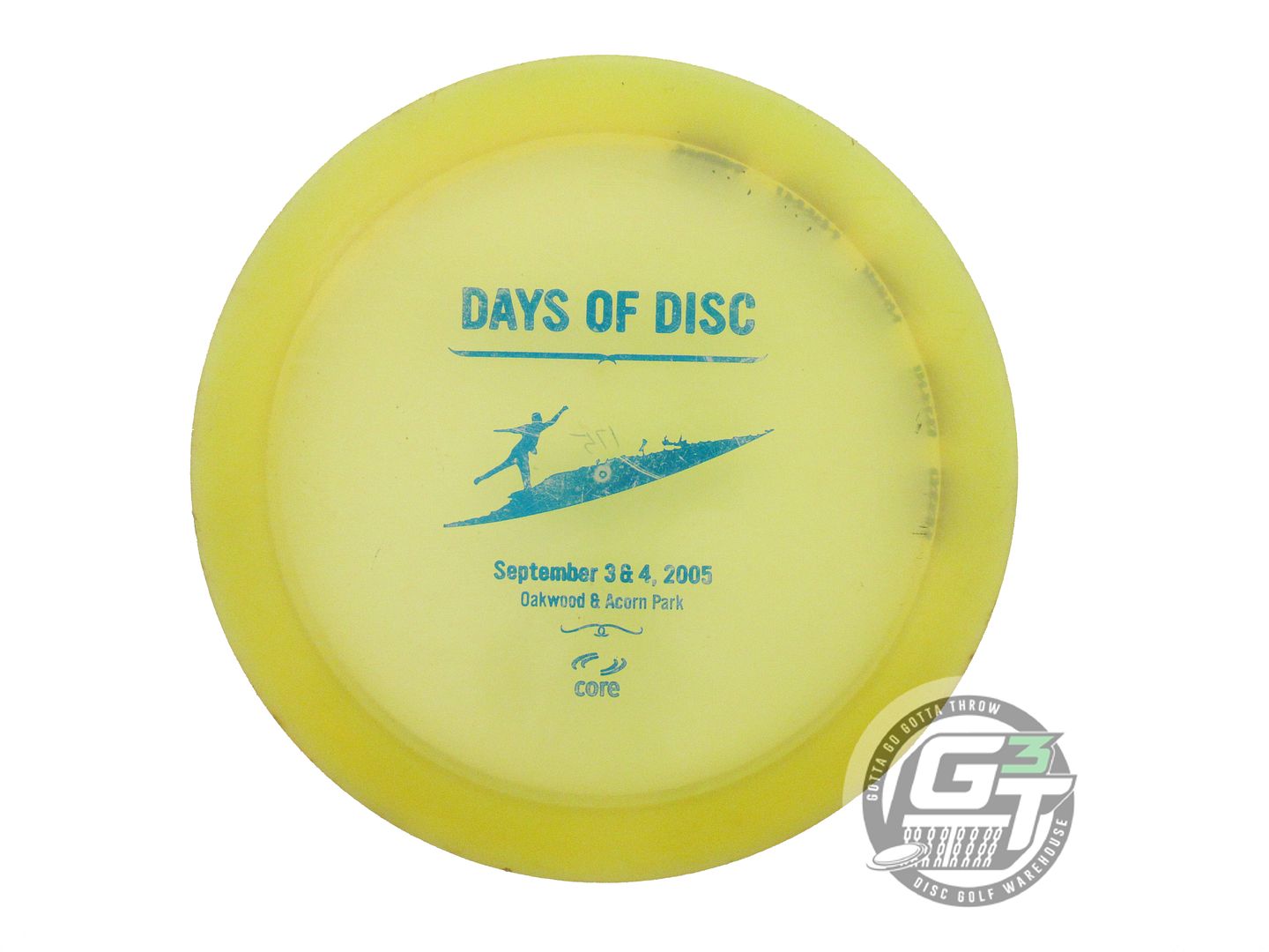 USED Discraft Z Flash 175g Yellow Blue Foil Distance Driver Golf Disc