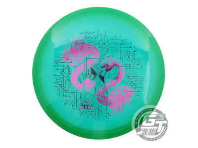 Dynamic Discs Limited Edition Digi Flamingo Stamp Lucid Orbit Jury Putter Golf Disc (Individually Listed)