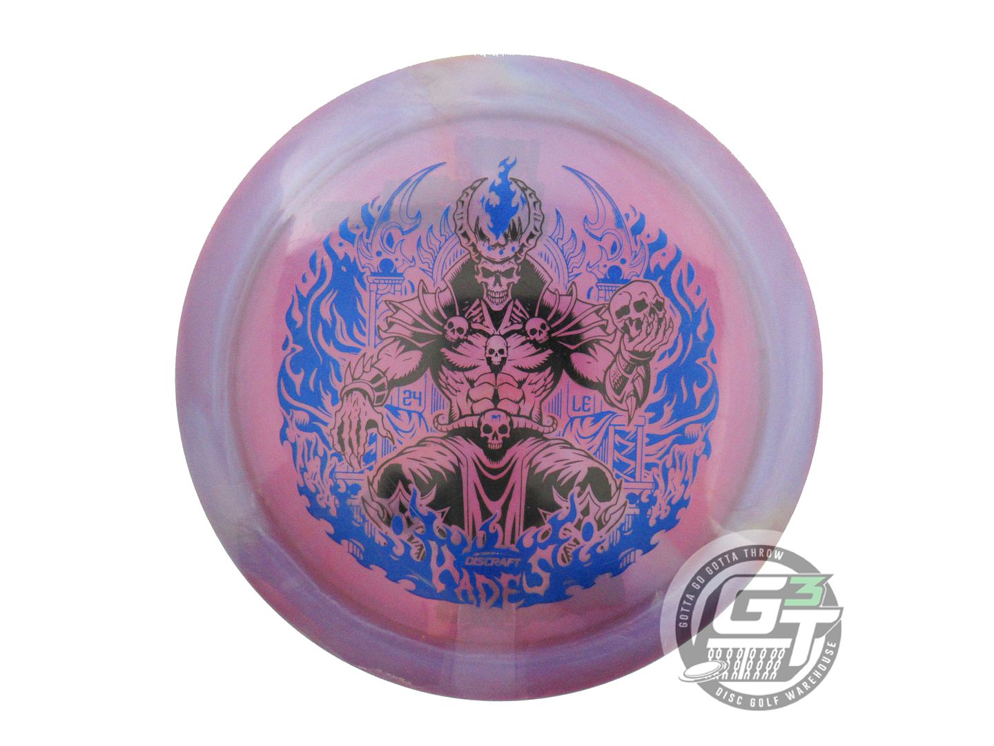USED Discraft [LEDGESTONE] Swirly Z Hades 177g Purple-Pink Driver Golf Disc
