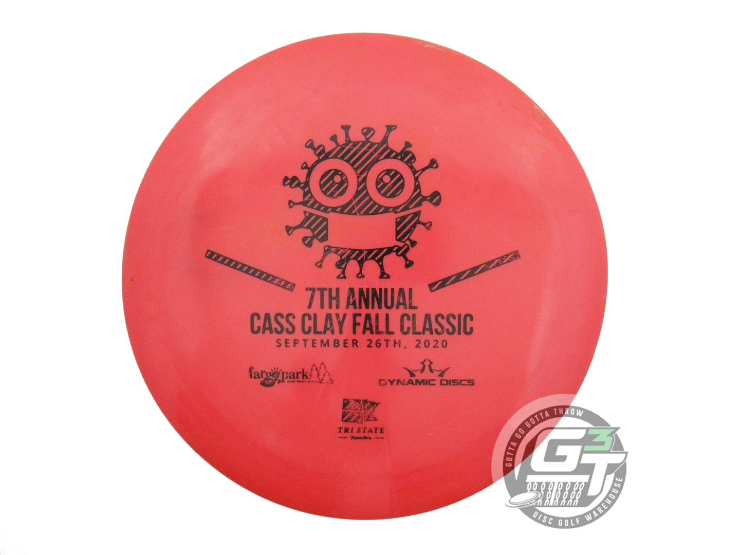 USED Dynamic Discs Fuzion Raider 174g Red Black Stamp Distance Driver Golf Disc