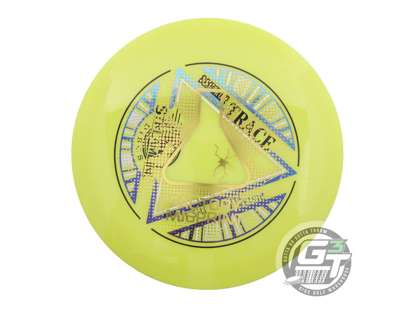 USED Streamline Discs X-OUT Neutron Trace 174g Yellow Distance Driver Golf Disc
