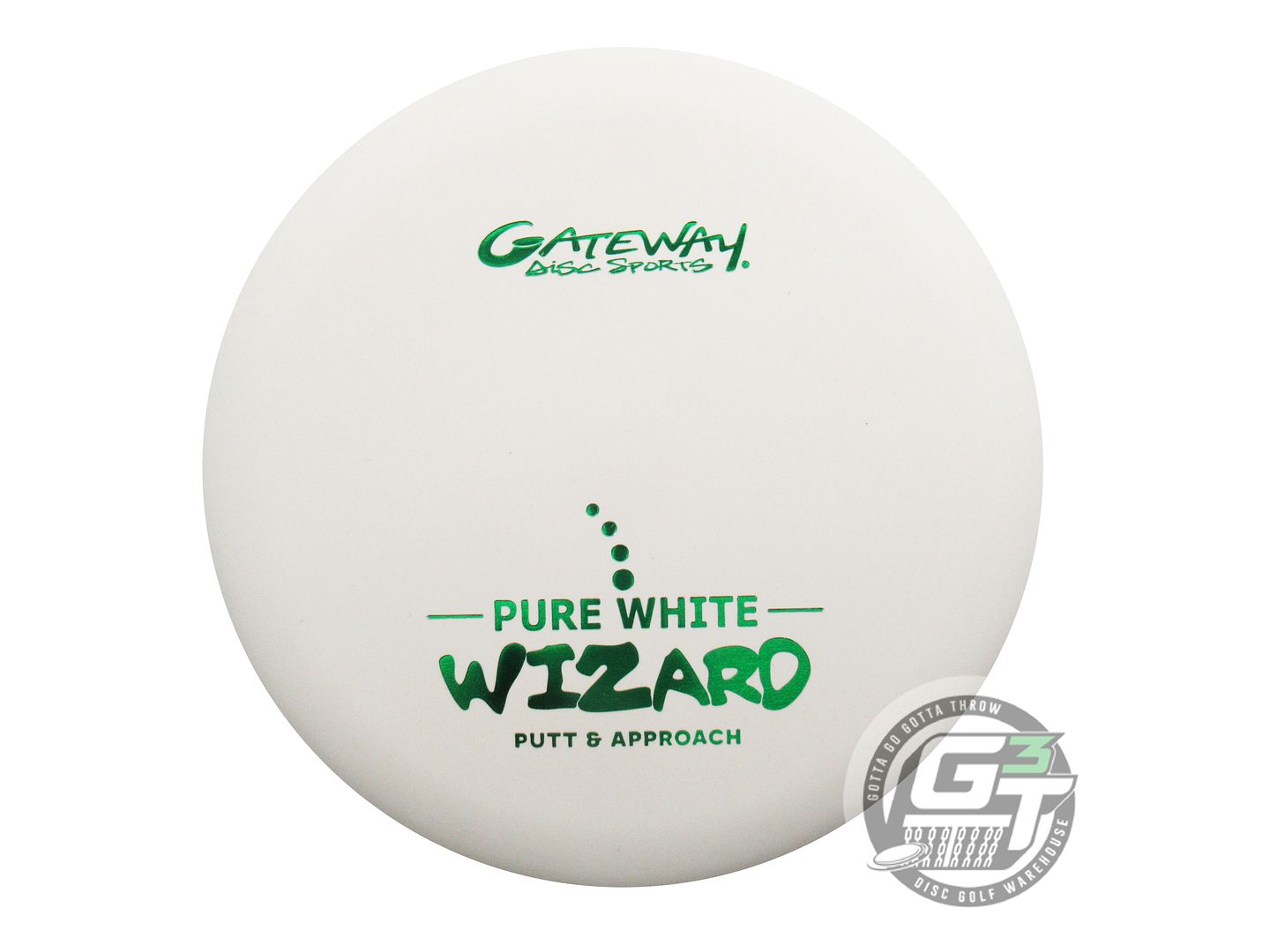 Gateway Pure White Wizard Putter Golf Disc (Individually Listed)