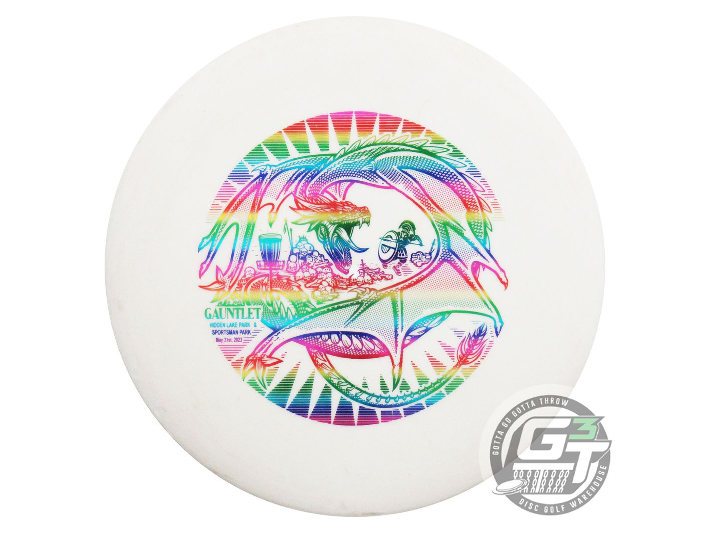 USED DiscMania EXO Hard Method 177g White Rainbow Foil Midrange Golf Disc