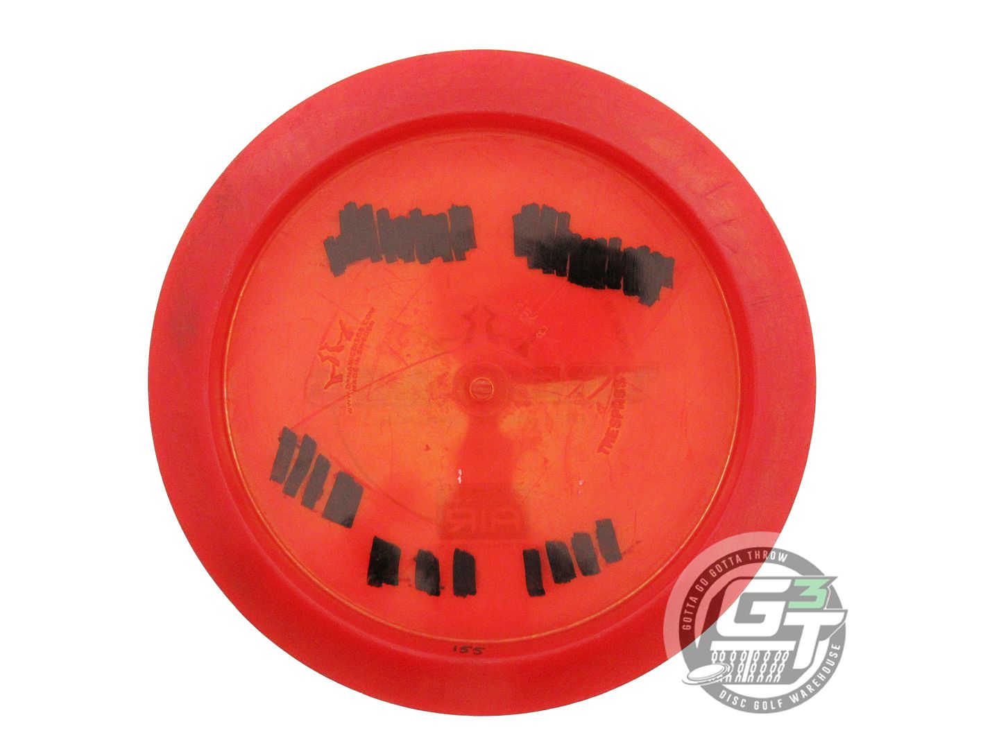 USED Dynamic Discs Lucid AIR Trespass 154g Red Gold Foil Distance Driver Disc