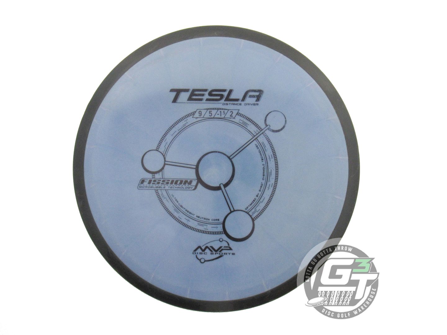 USED MVP Disc Sports Fission Tesla 168g Blue Distance Driver Golf Disc