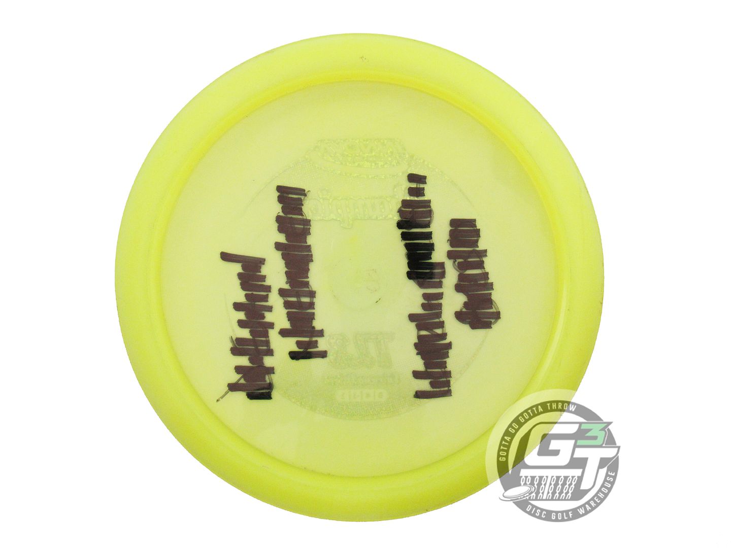 USED Innova Champion TL3 172g Yellow Silver Glitter Foil Fairway Driver Disc
