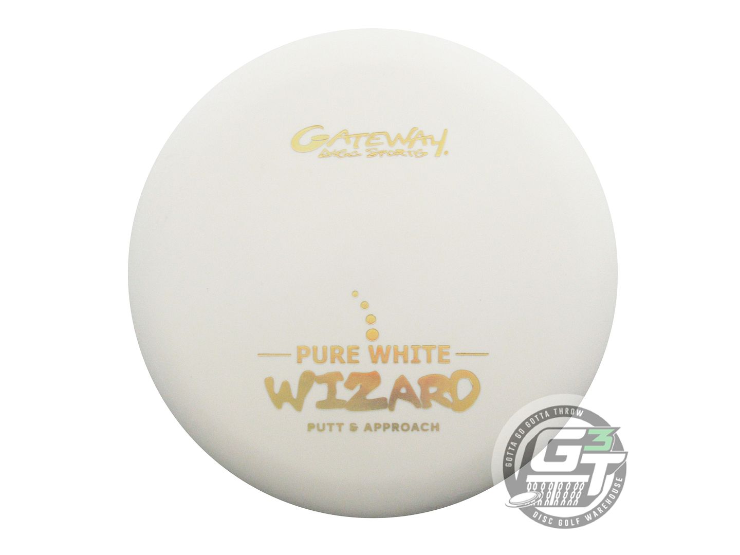 Gateway Pure White Wizard Putter Golf Disc (Individually Listed)