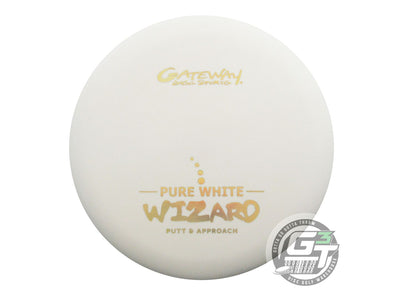 Gateway Pure White Wizard Putter Golf Disc (Individually Listed)