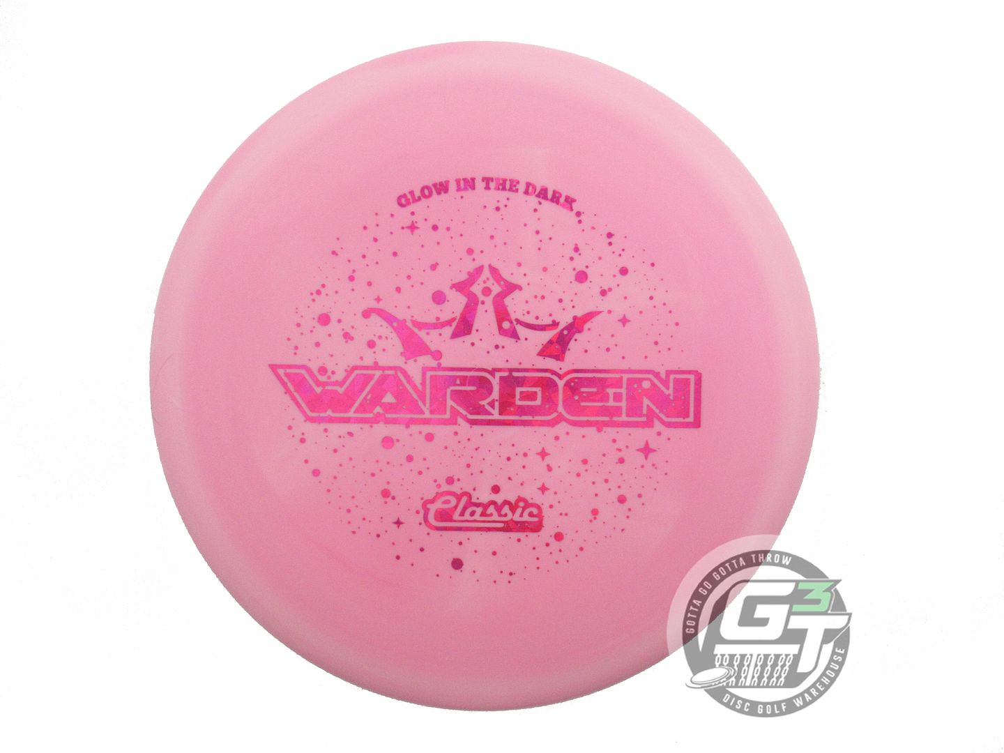 Dynamic Discs Limited Edition Stars Stamp Moonshine Glow Classic Blend Warden Putter Golf Disc (Individually Listed)