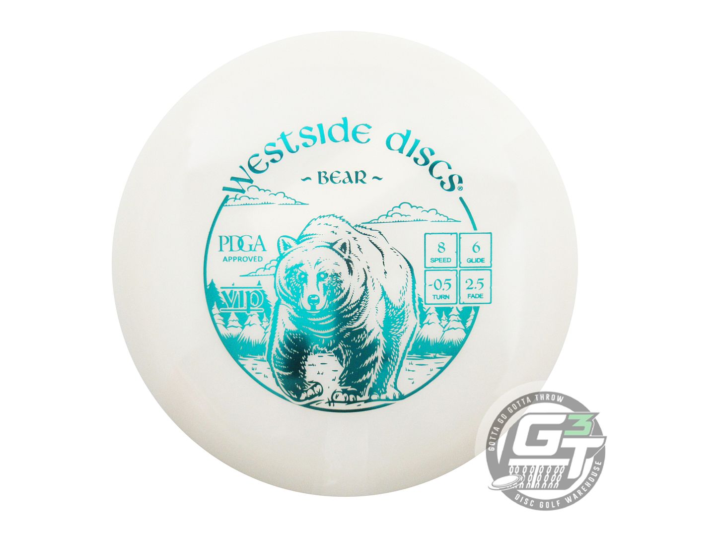 Westside VIP Bear Fairway Driver Golf Disc (Individually Listed)