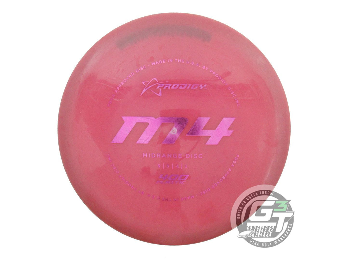 USED Prodigy Discs 400 M4 180g Pink Purple Foil Midrange Golf Disc ...