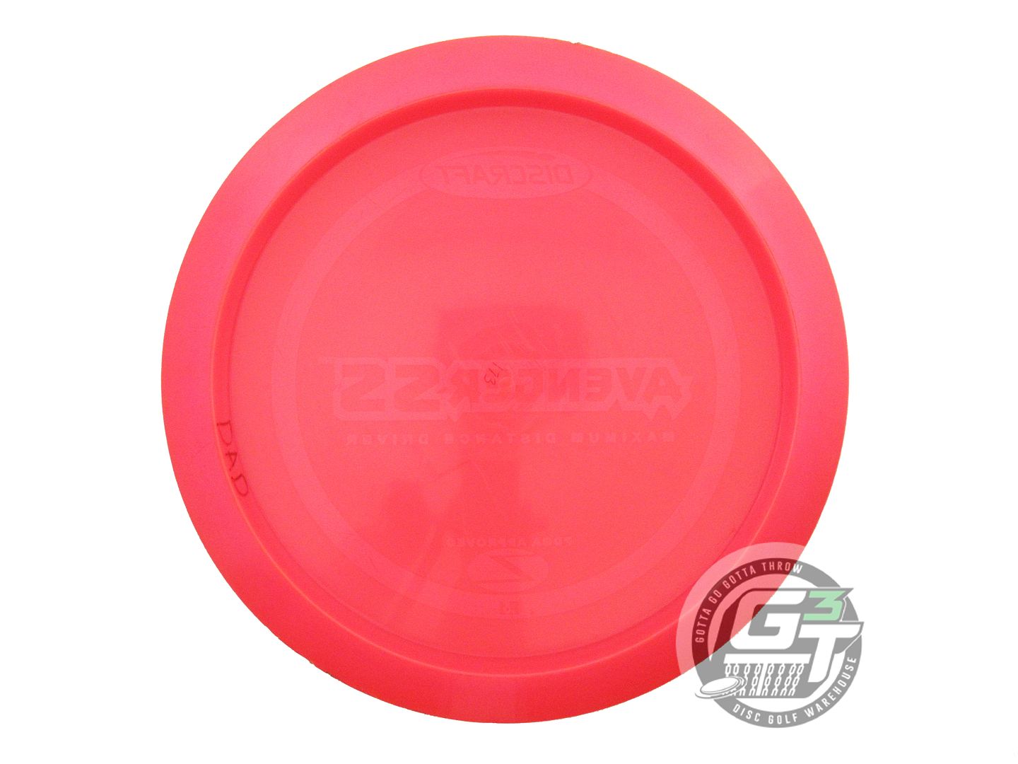 USED Discraft Z Avenger SS 174g Red White Stamp PFN Distance Driver Golf Disc
