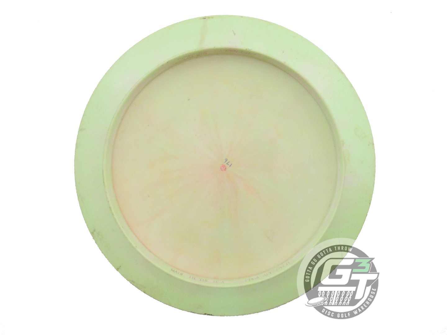 USED Discraft [PIERCE] ESP Nuke 176g Lime Black Stamp Distance Driver Golf Disc