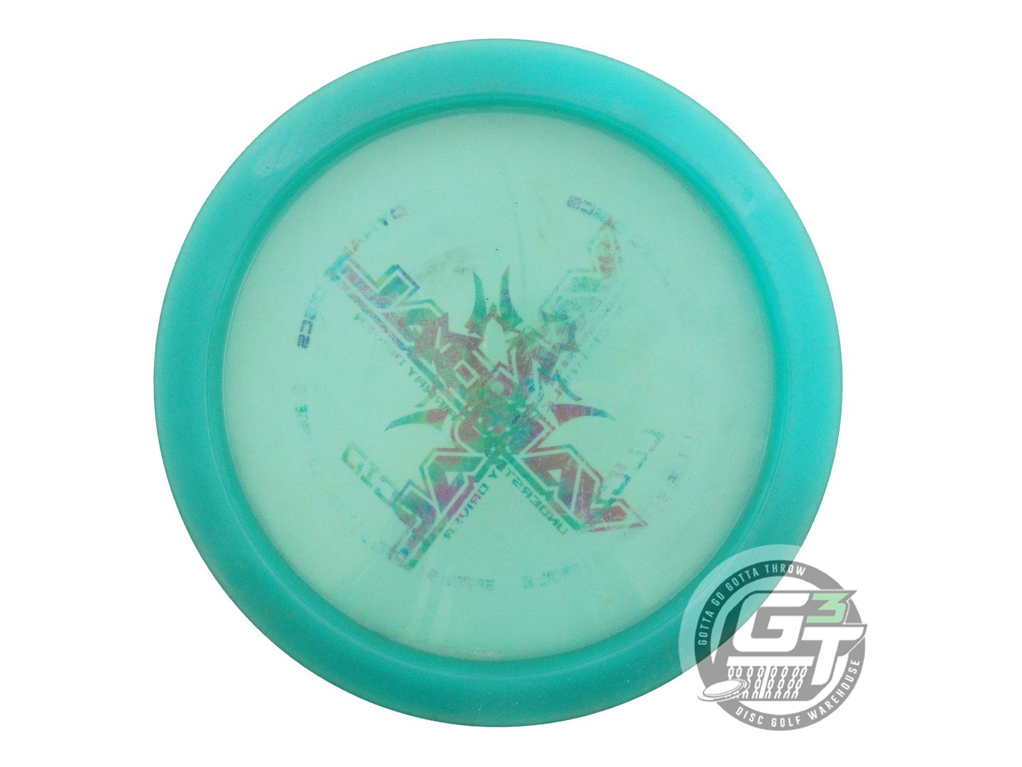 USED Dynamic Discs X-OUT Lucid Vandal 176g Teal Distance Driver Golf Disc